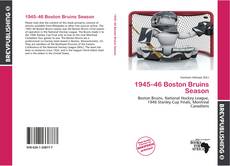 1945–46 Boston Bruins Season kitap kapağı