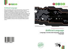 Capa do livro de Artificial Language 