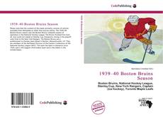 Обложка 1939–40 Boston Bruins Season