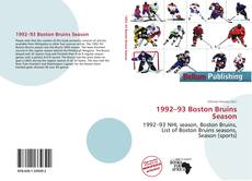 Обложка 1992–93 Boston Bruins Season