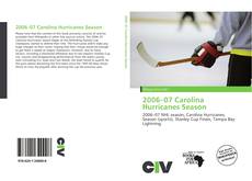 Capa do livro de 2006–07 Carolina Hurricanes Season 