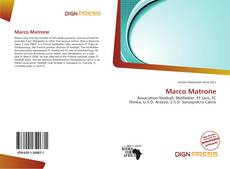 Couverture de Marco Matrone