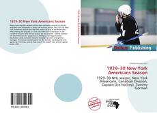 Copertina di 1929–30 New York Americans Season