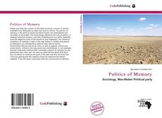 Bookcover of Politics of Memory