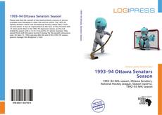 1993–94 Ottawa Senators Season kitap kapağı