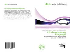 Borítókép a  CPL (Programming Language) - hoz