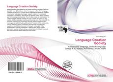 Capa do livro de Language Creation Society 