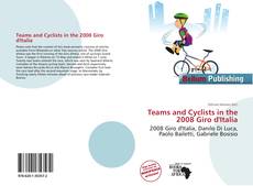 Portada del libro de Teams and Cyclists in the 2008 Giro d'Italia