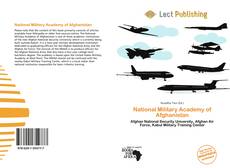 Buchcover von National Military Academy of Afghanistan