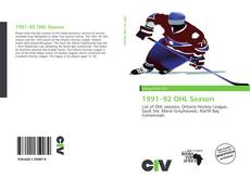 Capa do livro de 1991–92 OHL Season 