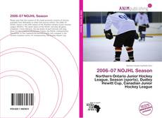 Buchcover von 2006–07 NOJHL Season