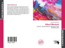 Buchcover von Albert Marquet