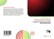 Обложка Oracle Solaris Studio