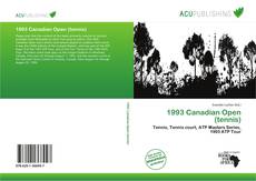 Bookcover of 1993 Canadian Open (tennis)