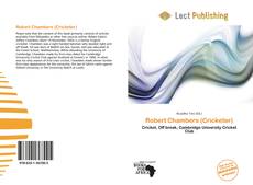 Buchcover von Robert Chambers (Cricketer)