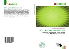 Capa do livro de 2012 AEGON International 