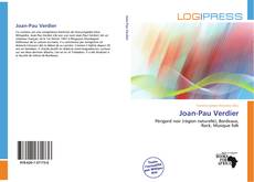 Couverture de Joan-Pau Verdier