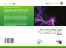 Couverture de West Semitic languages