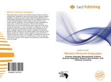 Capa do livro de Western Aramaic languages 