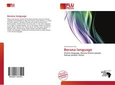 Couverture de Borana language