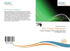 Bookcover of 2012 Cooper Challenger