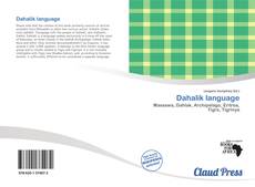 Portada del libro de Dahalik language