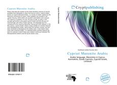 Buchcover von Cypriot Maronite Arabic