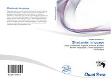 Portada del libro de Ghadamès language