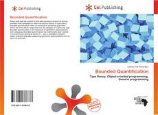 Couverture de Bounded Quantification