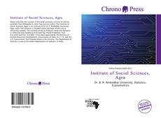 Buchcover von Institute of Social Sciences, Agra