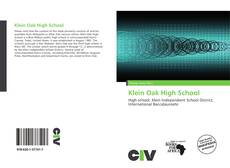 Capa do livro de Klein Oak High School 