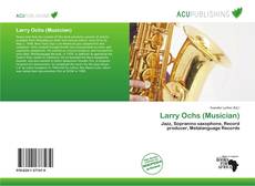 Copertina di Larry Ochs (Musician)