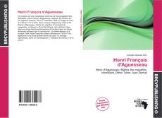 Capa do livro de Henri François d'Aguesseau 