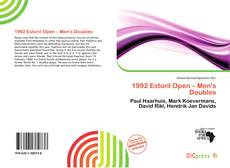 Portada del libro de 1992 Estoril Open – Men's Doubles