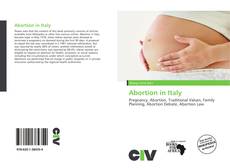 Capa do livro de Abortion in Italy 