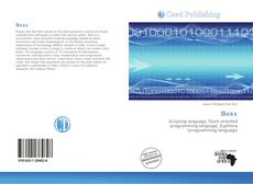 Portada del libro de Boxx