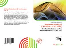 Portada del libro de William Robertson (Cricketer, born 1879)