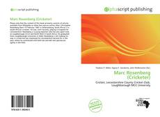 Обложка Marc Rosenberg (Cricketer)