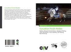 Capa do livro de Canadian Finals Rodeo 