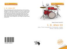 Bookcover of J. D. Allen III