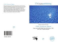 Buchcover von 1991 Geneva Open