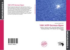 1991 ATP German Open kitap kapağı