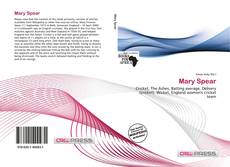 Capa do livro de Mary Spear 