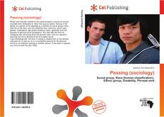 Copertina di Passing (sociology)