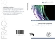 Bookcover of Babylonian Chronicles
