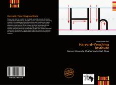 Borítókép a  Harvard–Yenching Institute - hoz