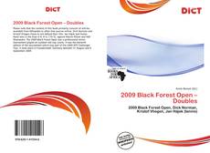 2009 Black Forest Open – Doubles的封面