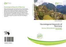 Portada del libro de Sociological Aspects of Secrecy