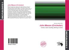 Capa do livro de John Mason (Cricketer) 