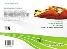 Portada del libro de David Makinson (Cricketer)